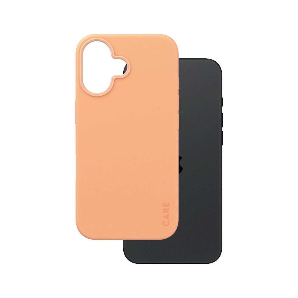 PanzerGlass-CARE-kryt-Apple-iPhone-16-MagSafe-Fearlessly-broskvovy