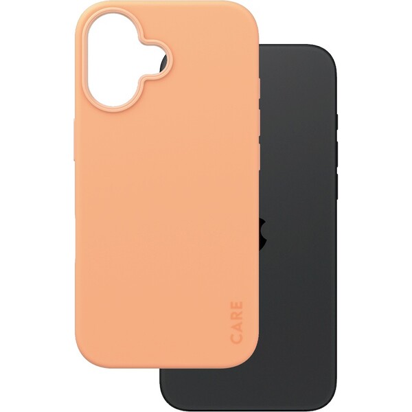 PanzerGlass-CARE-kryt-Apple-iPhone-16-MagSafe-Fearlessly-broskvovy