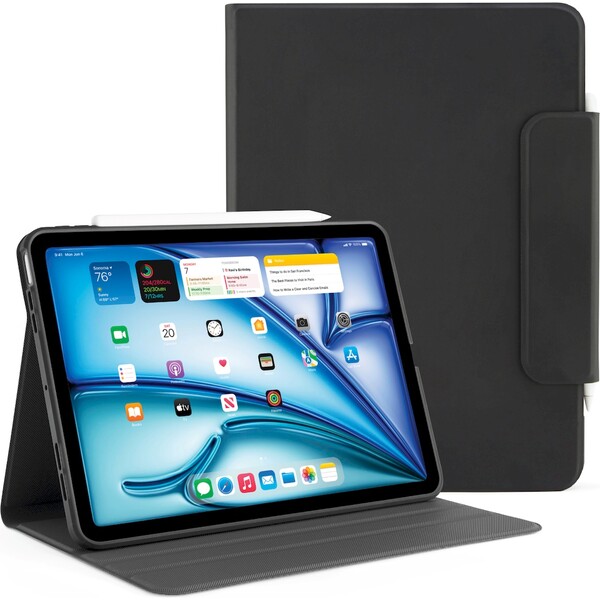 Pipetto-Origami-No5-Rotating-Folio-pouzdro-iPad-Air-13-2026-2025-2024-cerne