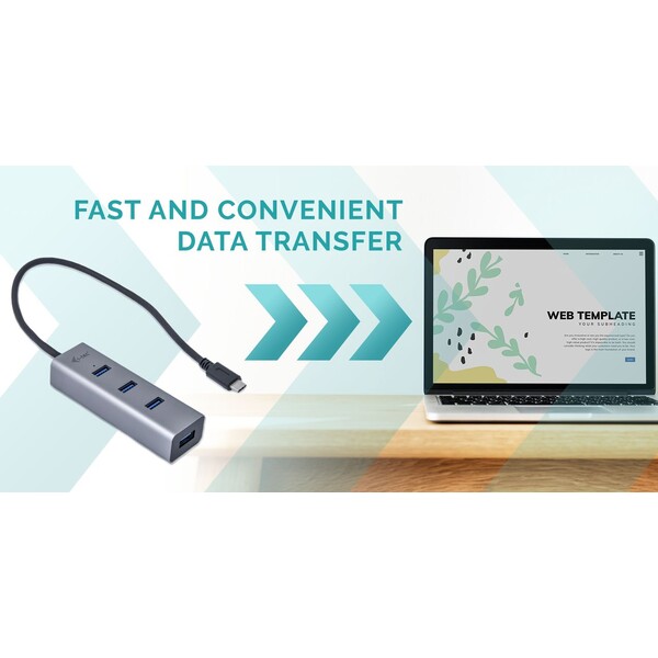 i-tec-USB-C-Metal-HUB-4x-USB-3-0