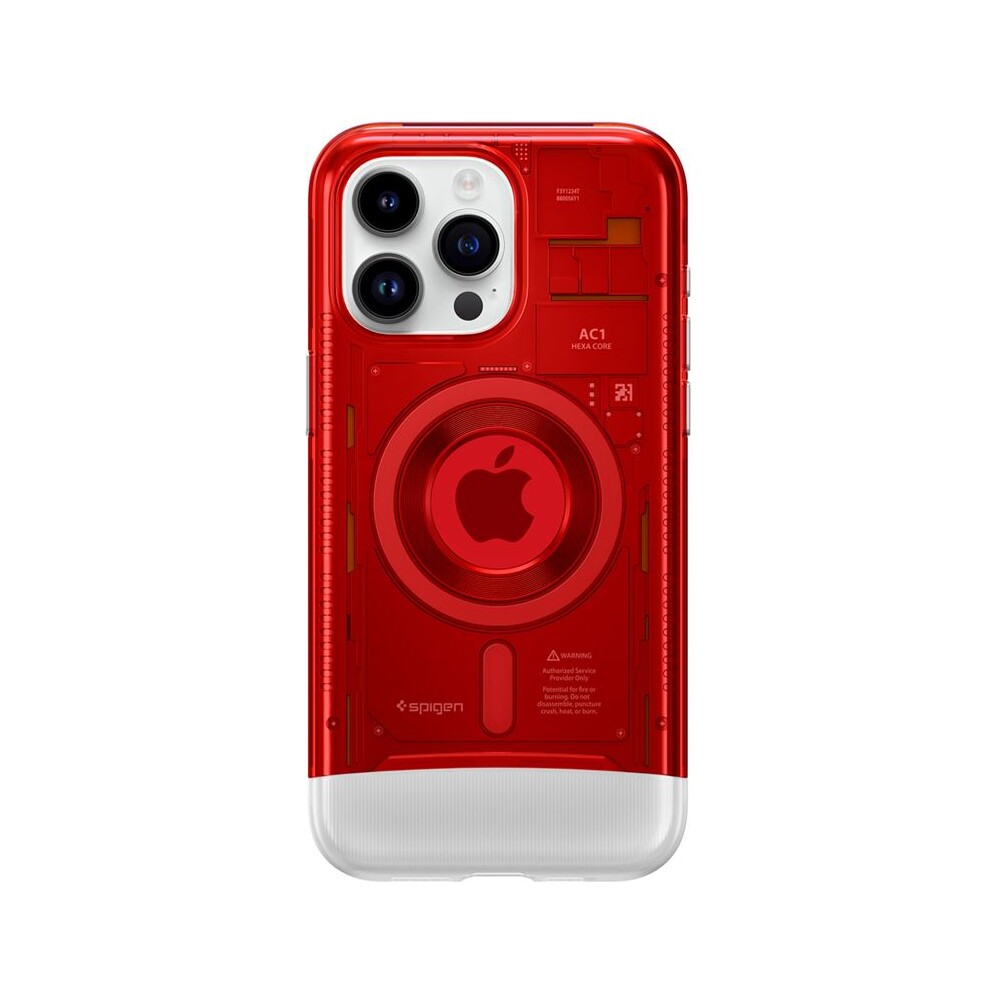 Spigen-Classic-C1-MagFit-kryt-iPhone-15-Pro-Max-cerveny