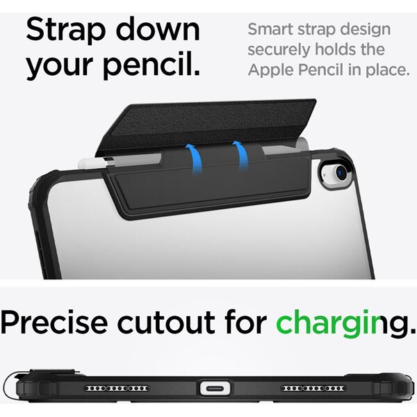 Spigen-Ultra-Hybrid-Pro-pouzdro-iPad-10-9-2022-iPad-11-2025-cerne