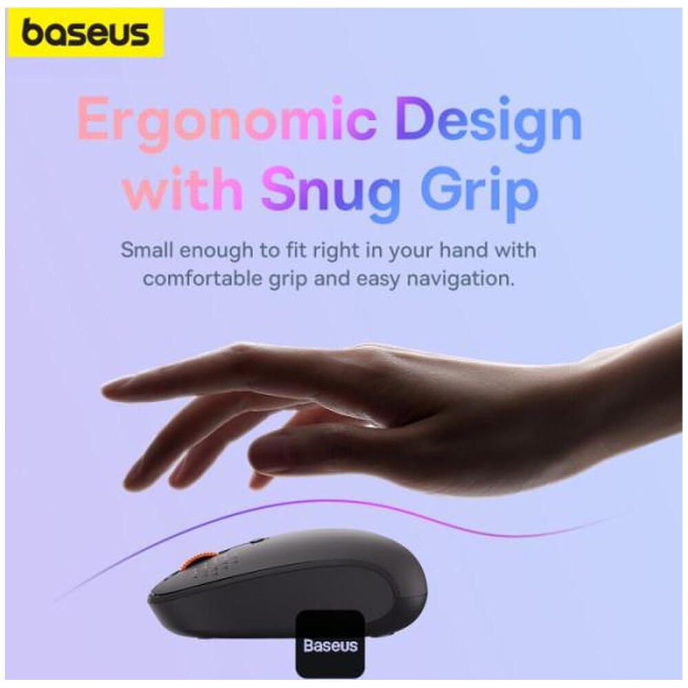 Baseus-F01B-Tri-mode-bezdratova-mys-seda
