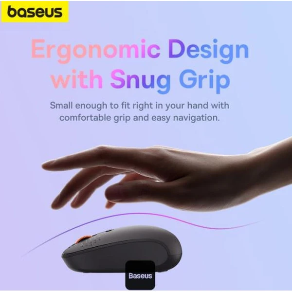 Baseus-F01B-Tri-mode-bezdratova-mys-seda