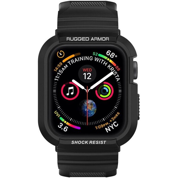 Spigen-Rugged-Armor-Pro-reminek-s-pouzdrem-Apple-Watch-45-44mm-cerny