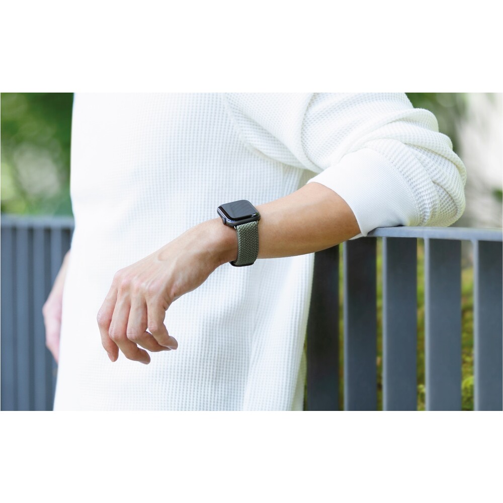 UNIQ-Aspen-Braided-reminek-Apple-Watch-46-45-44-42mm-zeleny