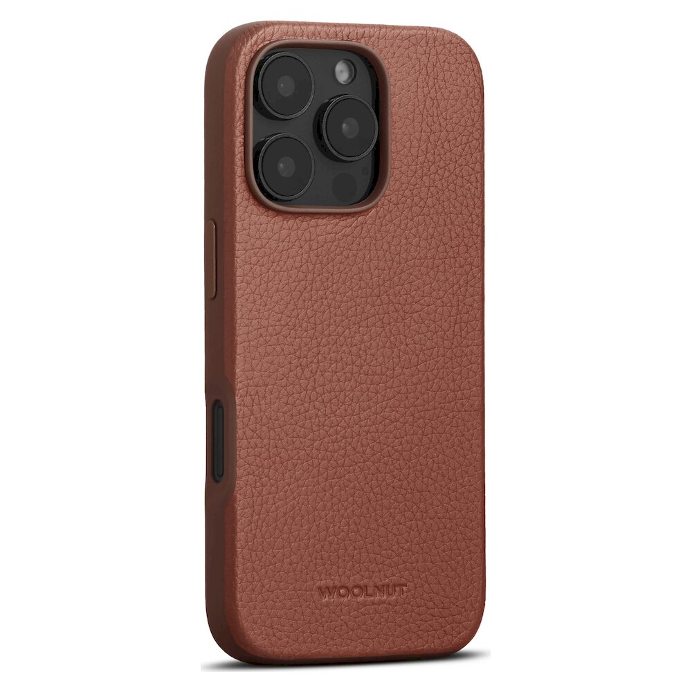 Woolnut-MagSafe-kozeny-kryt-iPhone-16-Pro-Max-hnedy