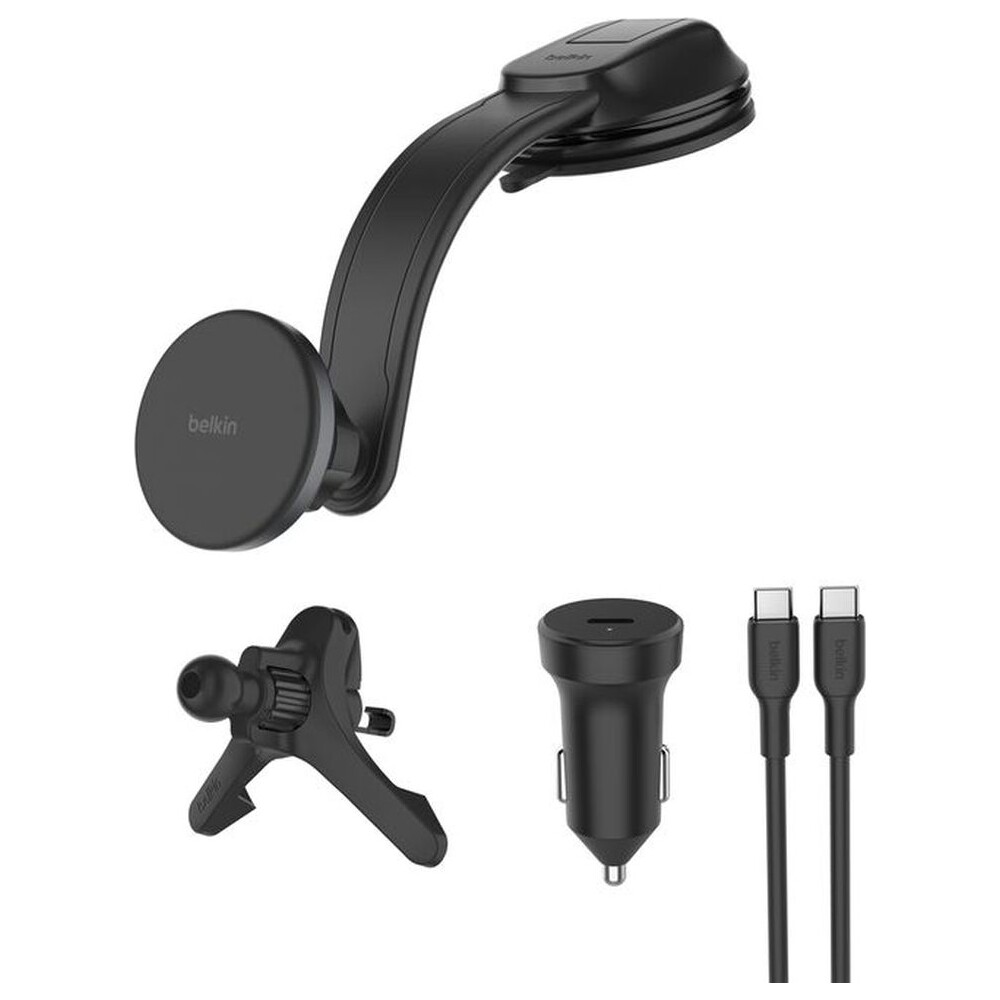Belkin-BOOST-CHARGE-Qi2-15W-MagSafe-drzak-s-nabijenim-do-auta-na-ventilaci-a-palubni-desku-cerny