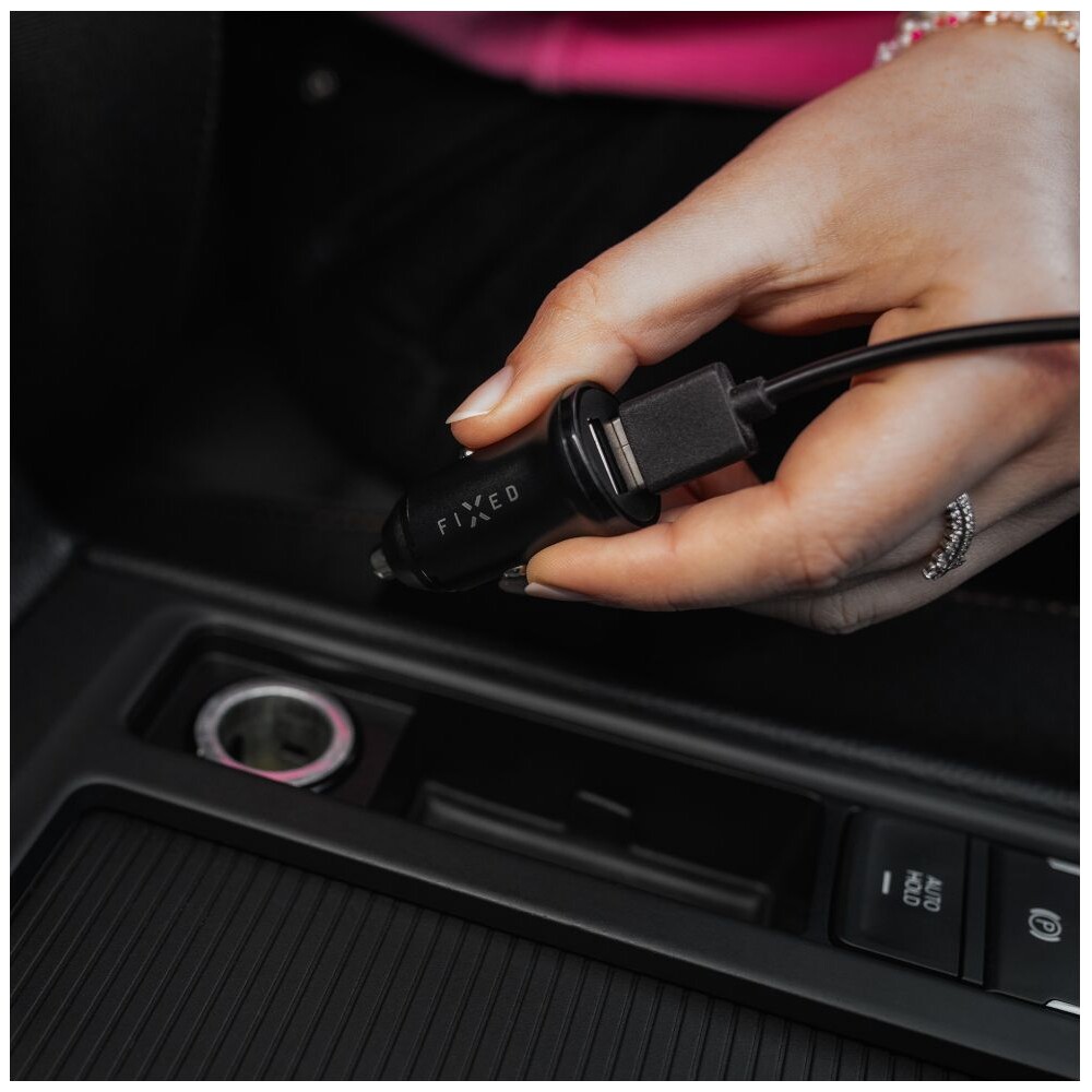 FIXED-set-autonabijecky-s-2xUSB-vystupem-a-USB-Lightning-kabelem-1-metr-Mfi-15W-cerny