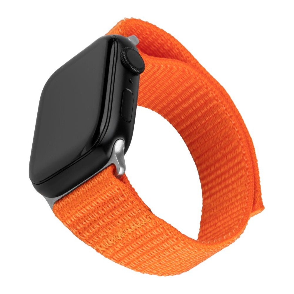 FIXED-Nylon-Sporty-Strap-reminek-Apple-Watch-Ultra-49mm-oranzovy