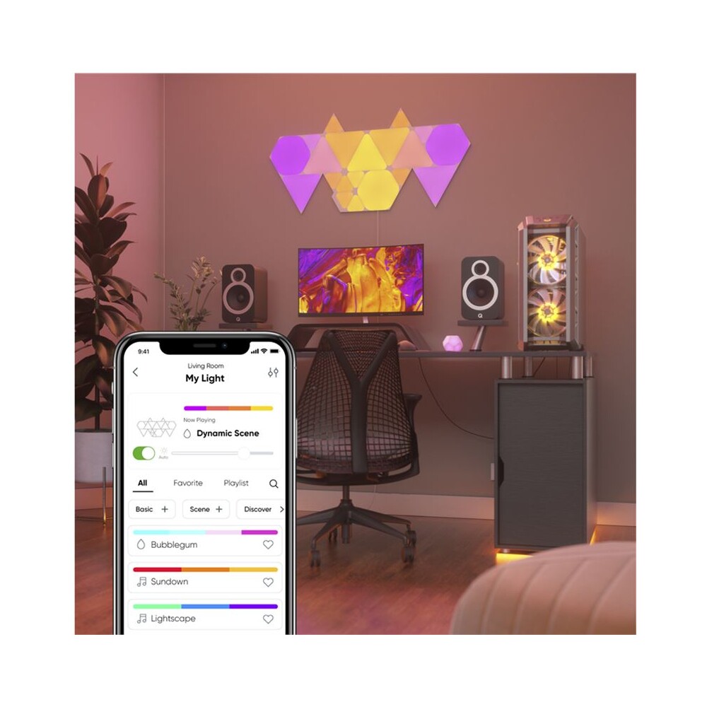 Nanoleaf-Shapes-Triangles-Starter-Kit-9-ks-chytre-modularni-osvetleni