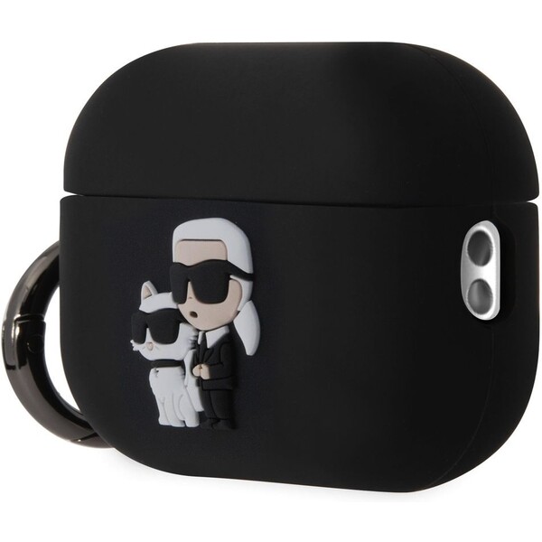 Karl-Lagerfeld-3D-Logo-NFT-Karl-and-Choupette-pouzdro-AirPods-Pro-2-cerne