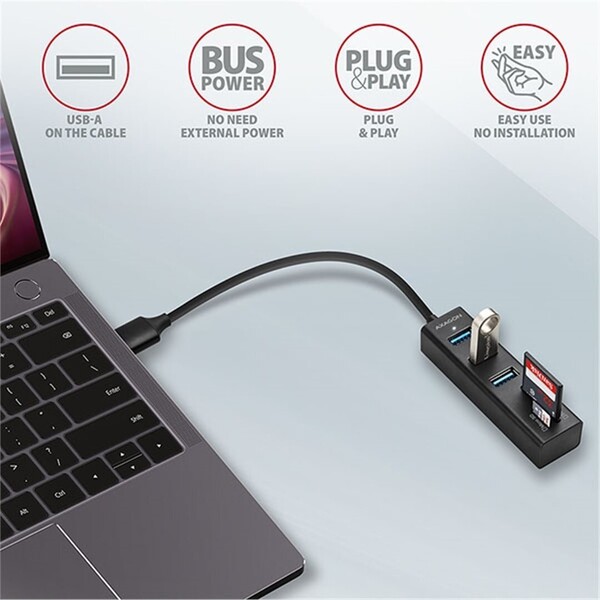 AXAGON-HMACR3A-USB-3-2-Gen-1-hub-porty-3x-USBA-ctecka-karet-SD-microSD-kovovy-kabel-USBA-20