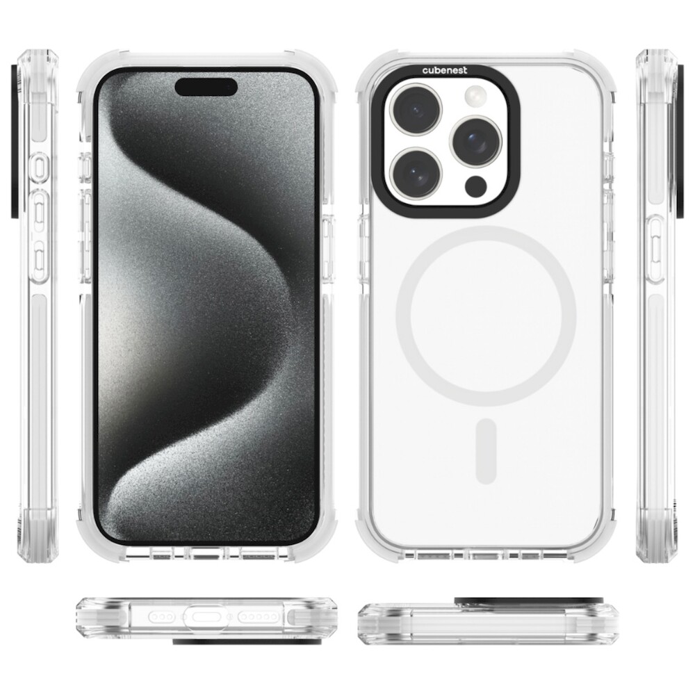 Cubenest-MagPro-Strong-Guard-kryt-iPhone-15-Pro-bily