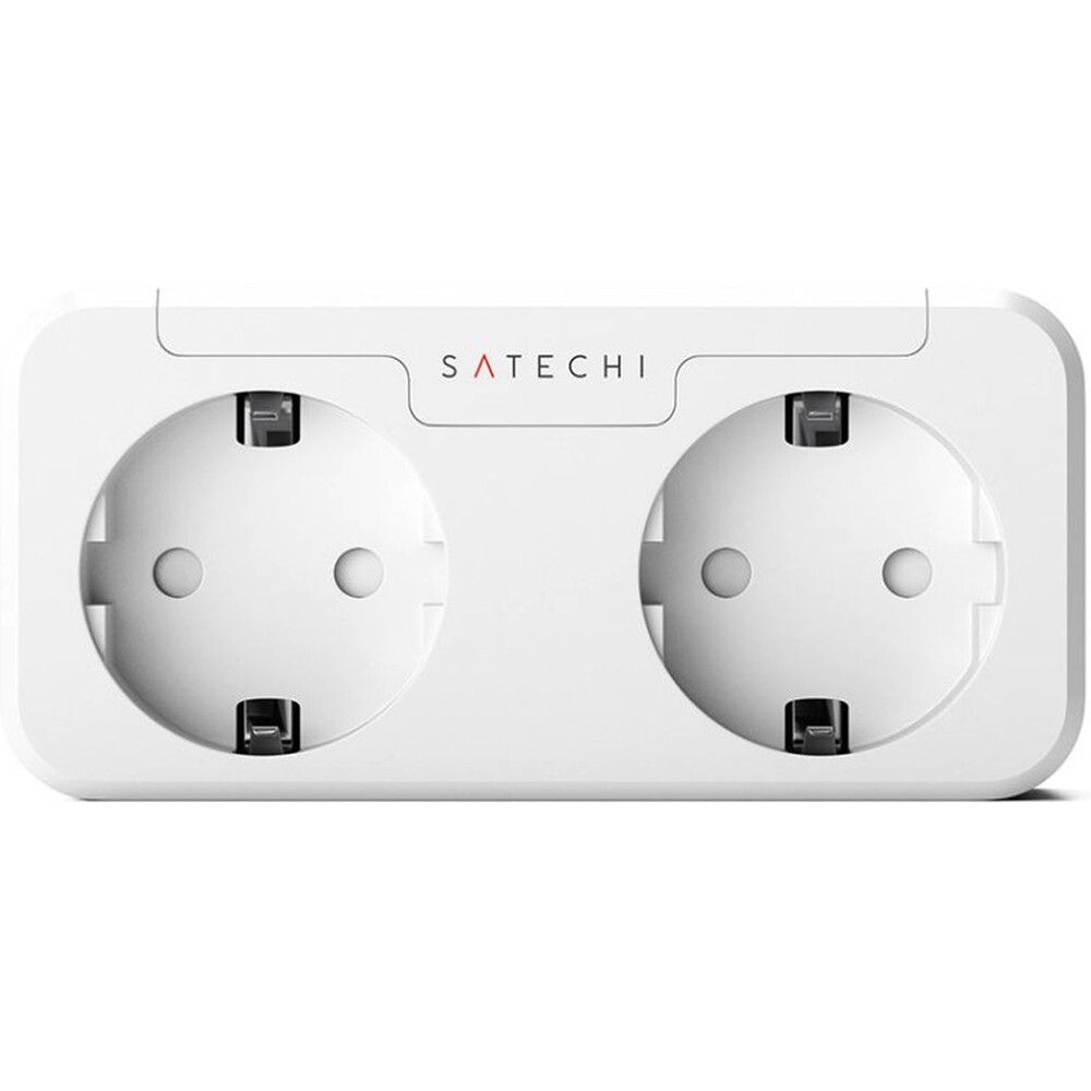 Satechi-Apple-Homekit-chytra-zasuvka-se-dvema-vstupy-bila