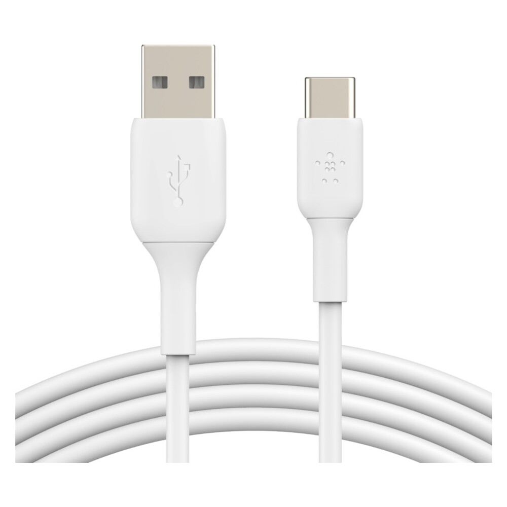 Belkin-BOOST-Charge-USB-C-USB-A-napajeci-kabel-15W-0-15m-bily