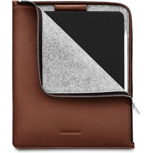 Woolnut-Leather-Folio-kozene-pouzdro-iPad-Pro-12-9-iPad-Pro-13-iPad-Air-13-hnede