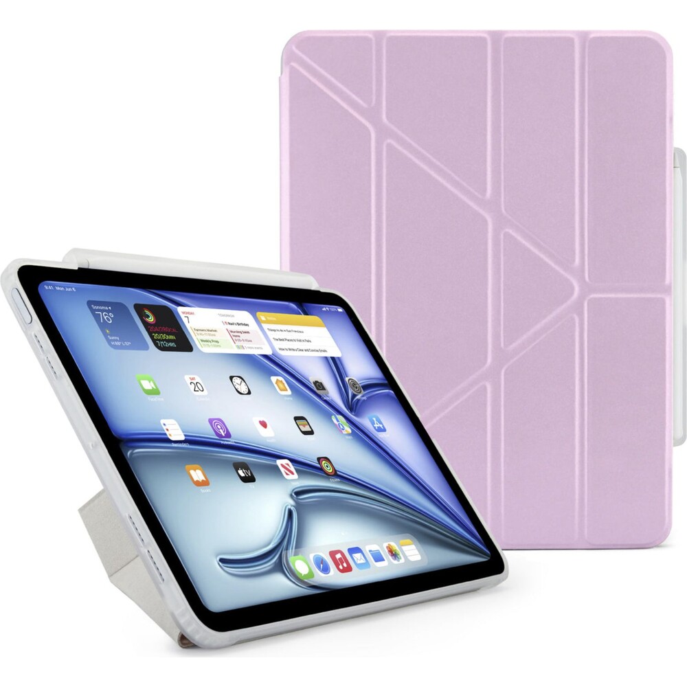 Pipetto-Origami-No3-Pencil-pouzdro-iPad-Air-11-2026-2025-2024-iPad-Air-10-9-2022-2020-fialove