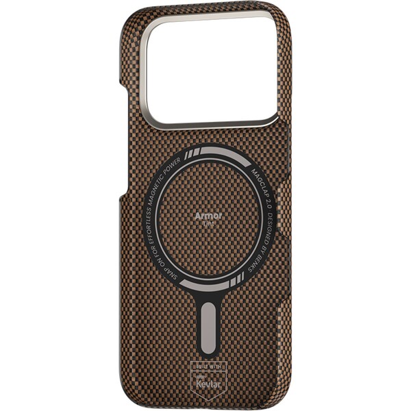 Benks-ArmorTint-Kevlar-MagSafe-kryt-iPhone-17-Pro-DawnLight-Gold