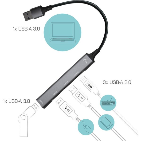 i-tec-USB-A-3-0-Metal-HUB-1x-USB-A-3-0-3x-USB-2-0