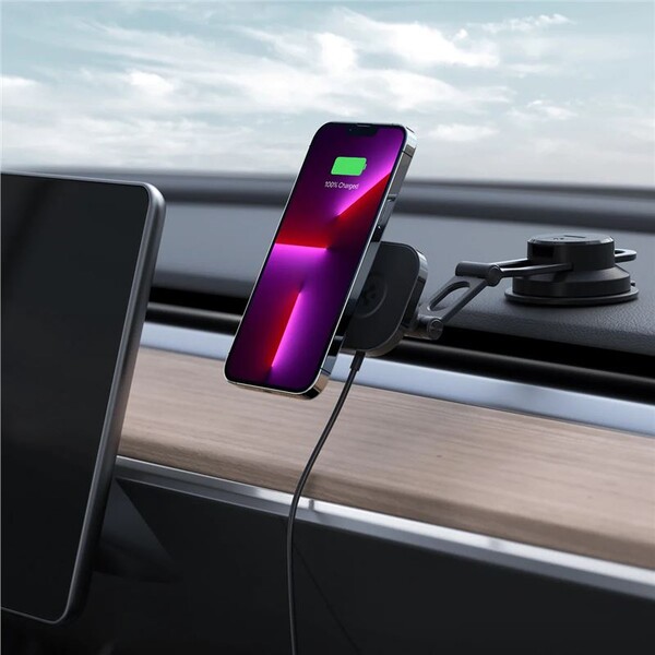 Spigen-OneTap-3-Pro-Wireless-Car-Charger-Mount-ITS35W-3-MagSafe-drzak-s-nabijenim-cerny