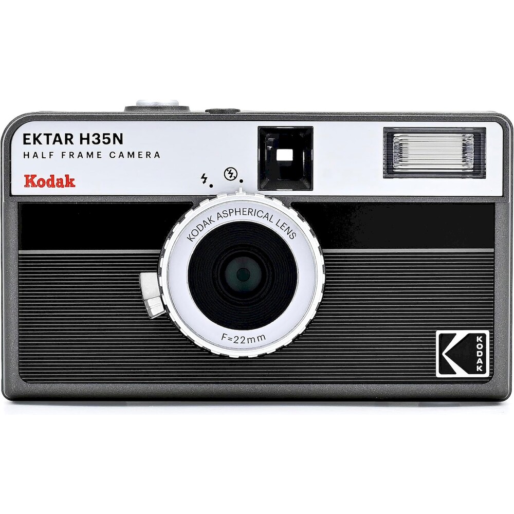 Kodak-EKTAR-H35N-Striped-Analogovy-fotoaparat-cerny