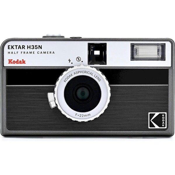 Kodak-EKTAR-H35N-Striped-Analogovy-fotoaparat-cerny