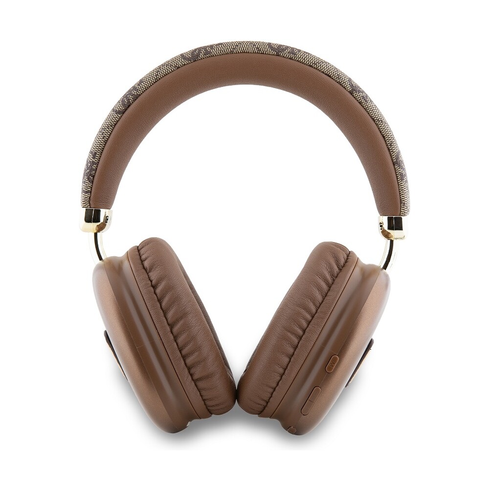 Guess-PU-Leather-4G-Triangle-Logo-Bluetooth-Stereo-Headphone-hnede
