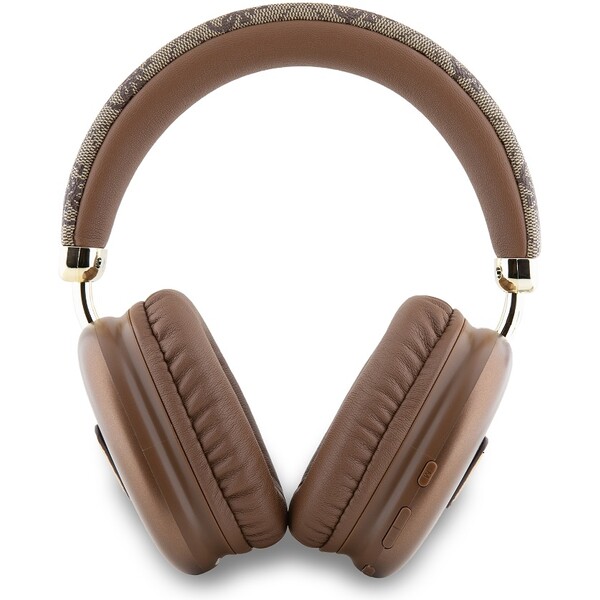 Guess-PU-Leather-4G-Triangle-Logo-Bluetooth-Stereo-Headphone-hnede