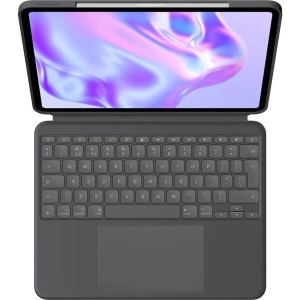Logitech-Combo-Touch-pouzdro-s-CZ-SK-ISO-klavesnici-pro-iPad-Pro-13-M4-M5-grafitove