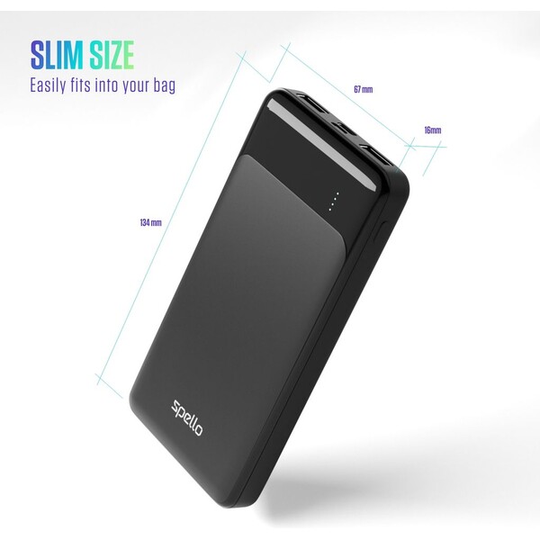 Spello-Slim-Powerbanka-10000mAh-cerna