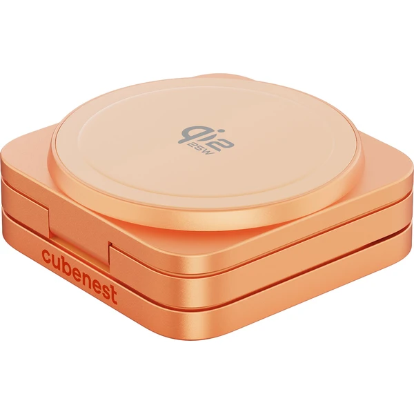 Cubenest-SQ312-Ultra-Qi2-2-MagSafe-3v1-nabijecka-35W-oranzova-Limited-Edition-