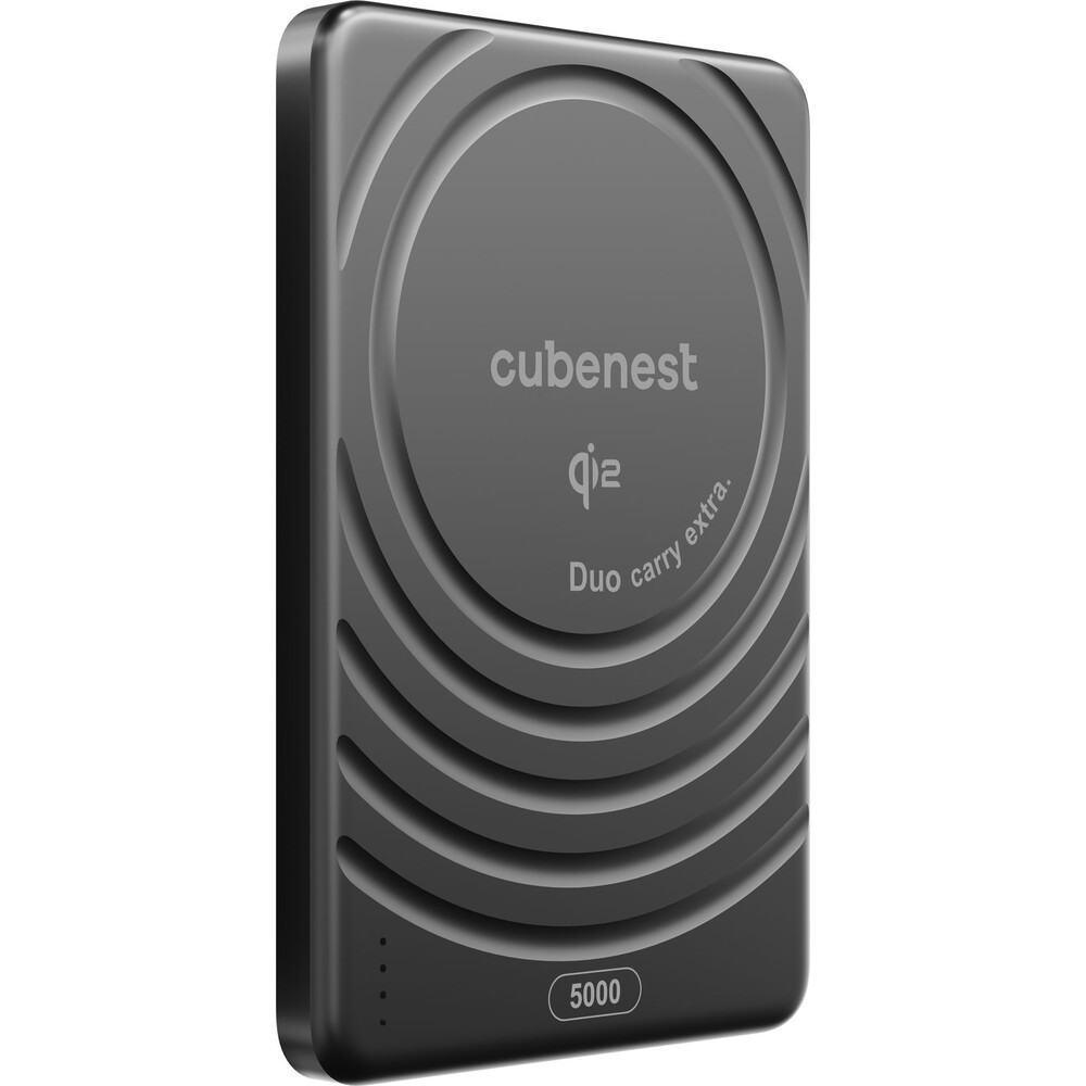 CubeNest-SQ1B3D-SlimDual-Qi2-MagSafe-powerbanka-5000-mAh-cerna
