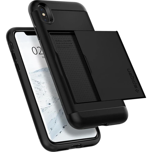 Spigen-Slim-Armor-CS-odolny-kryt-iPhone-XS-X-cerny