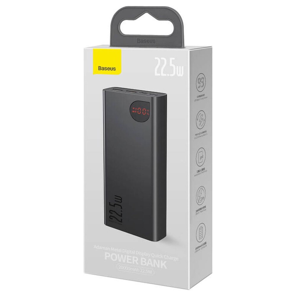 Baseus-Adaman-Metal-20000mAh-22-5W-cerna