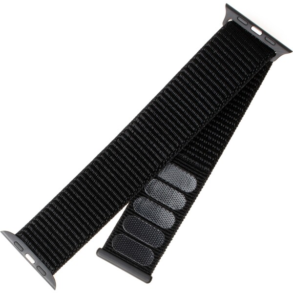 FIXED-Nylon-Strap-nylonovy-pasek-pro-Apple-Watch-38-40-41mm-cerny