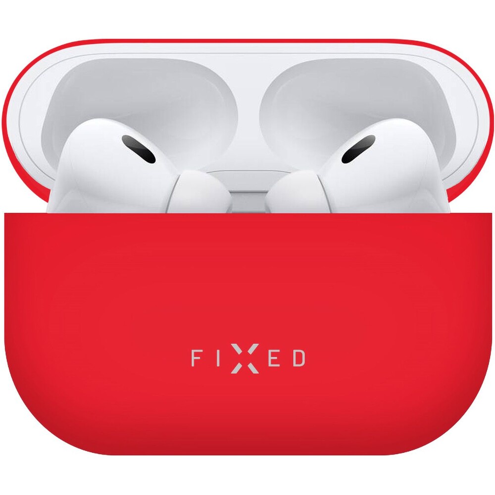 FIXED-Silky-silikonove-pouzdro-pro-Apple-AirPods-Pro-Pro-2-cervene