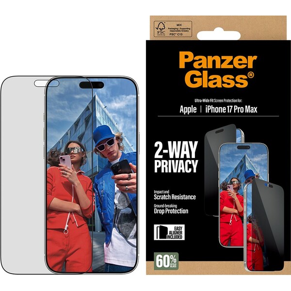 PanzerGlass-Privacy-sklo-Apple-iPhone-17-Pro-Max-s-instalacnim-rameckem