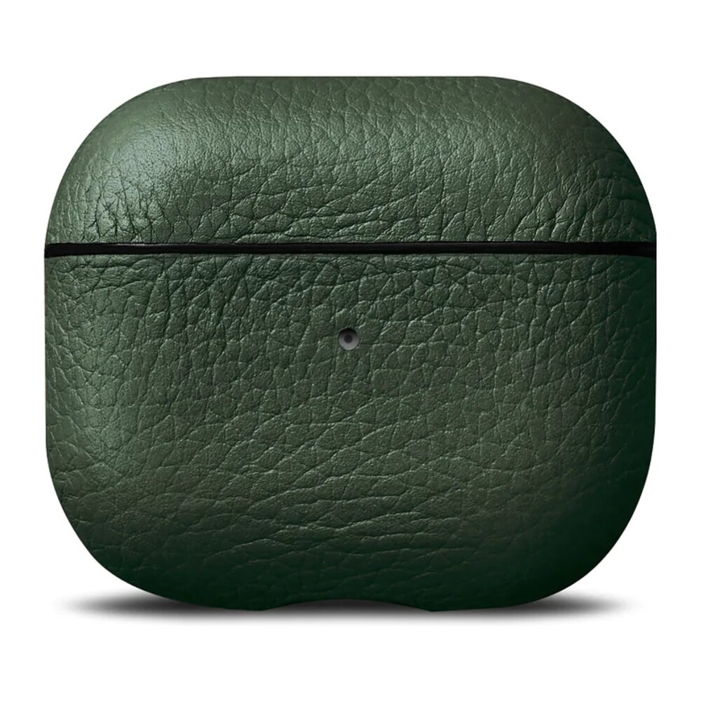 Woolnut-kozene-pouzdro-pro-AirPods-3-generace-tmave-zelene