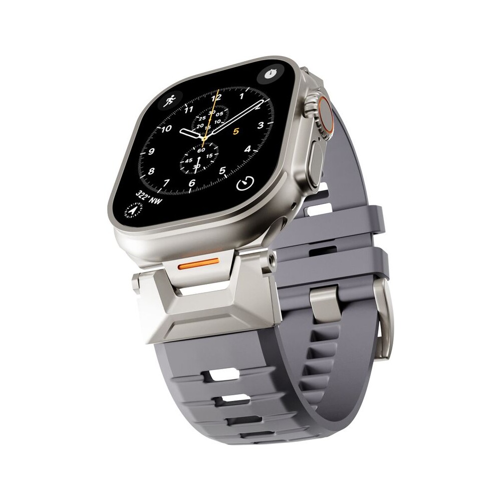 Epico-Rubber-Pro-reminek-s-nerezovym-zapinanim-pro-Apple-Watch-49-46-45-44-42mm-sedy
