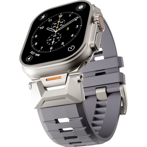Epico-Rubber-Pro-reminek-s-nerezovym-zapinanim-pro-Apple-Watch-49-46-45-44-42mm-sedy