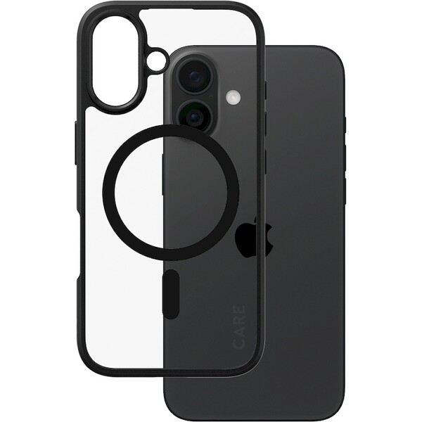 PanzerGlass-CARE-kryt-Apple-iPhone-16-MagSafe-Urban-Combat-cerny-cerny