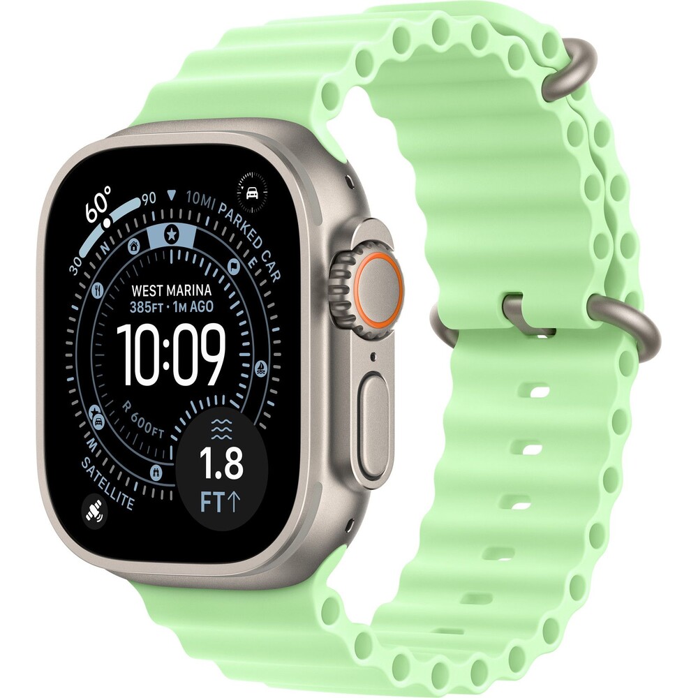 Apple-Watch-49-46-45-44mm-neonove-zelene-prodlouzeni-Oceanskeho-reminku-prirodni-titan