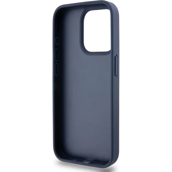 DKNY PU Leather Repeat Pattern Tonal Stripe kryt iPhone 15 Pro Max modrý - Pouzdra - Obrázek Q1O3000K01