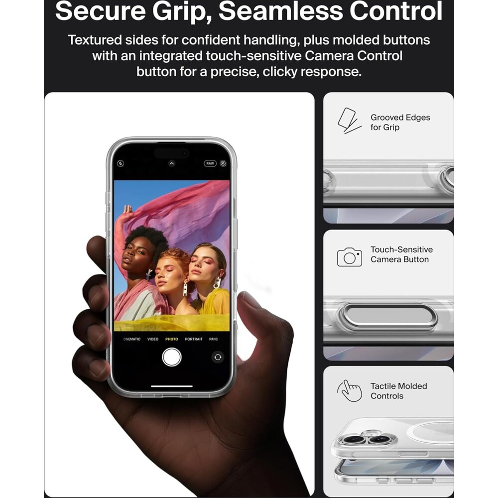 Belkin-SheerForce-MagSafe-kryt-iPhone-17-ciry