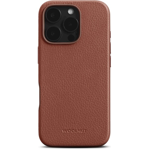 Woolnut-MagSafe-kozeny-kryt-iPhone-16-Pro-Max-hnedy