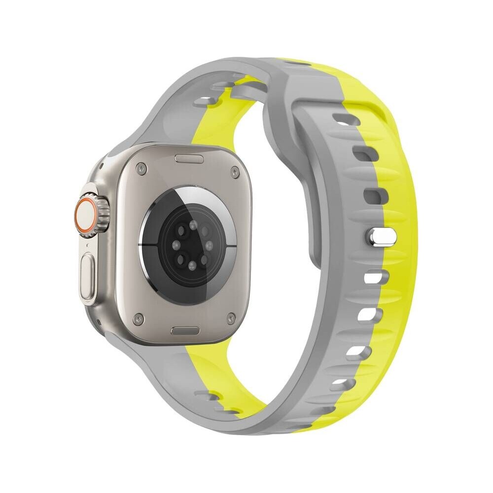 CubeNest-Premium-Silicon-Band-reminek-Apple-Watch-42-49-mm-sedy-zluty