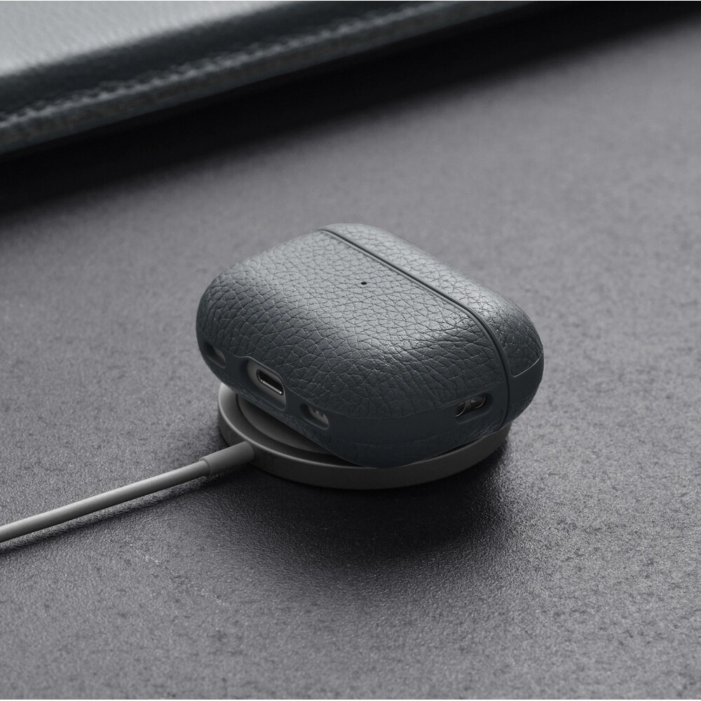 Woolnut-Leather-kozene-pouzdro-pro-AirPods-Pro-2-generace-sede