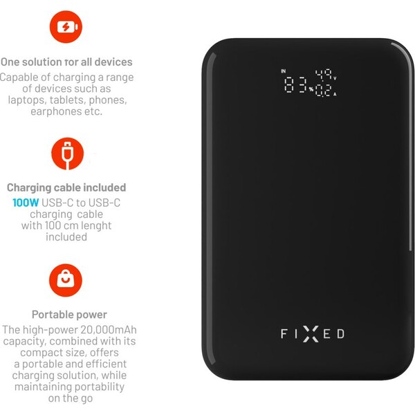 FIXED-Zen-20-Pro-powerbanka-s-LCD-displejem-130W-20000-mAh-cerna