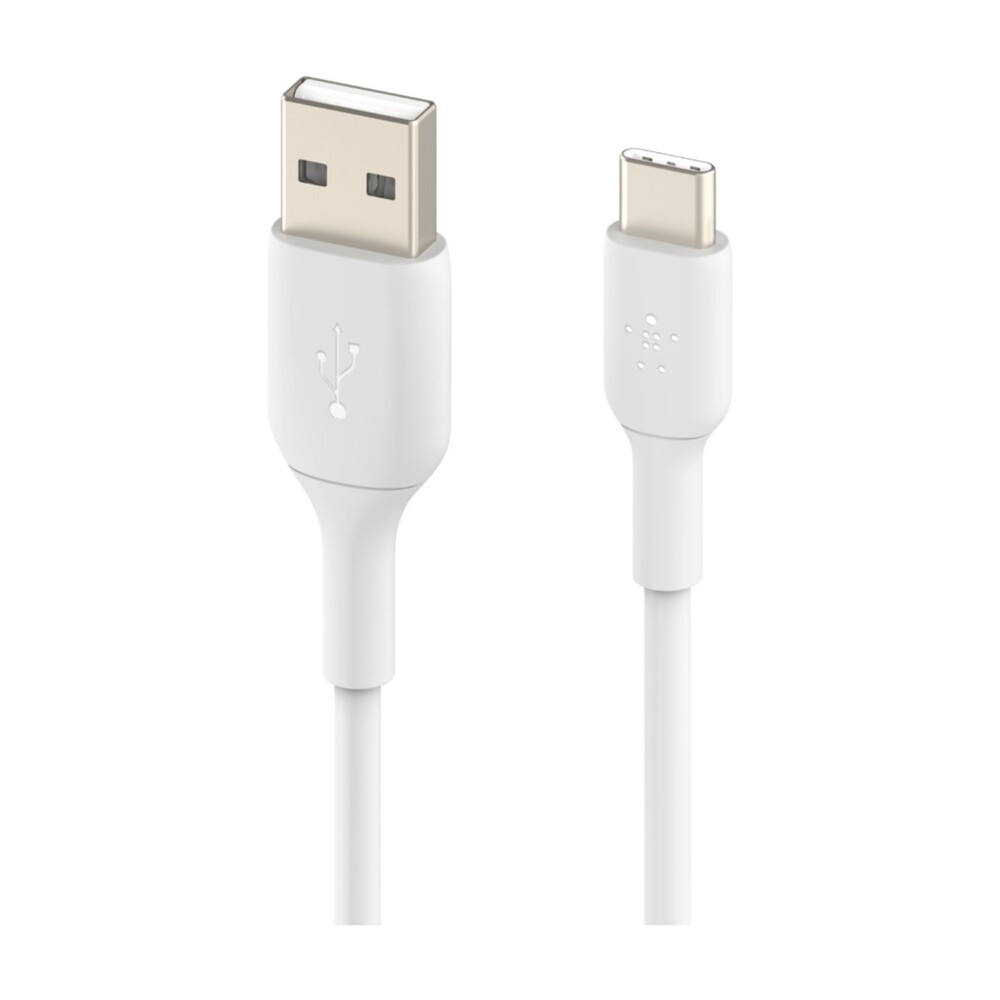 Belkin-BOOST-Charge-USB-C-USB-A-napajeci-kabel-15W-0-15m-bily